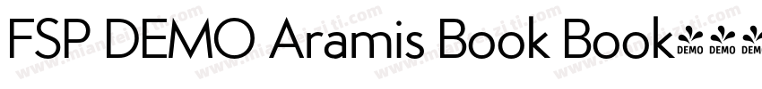 FSP DEMO Aramis Book Book字体转换